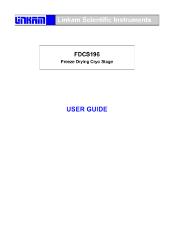 FDCS196 - Linkam Scientific