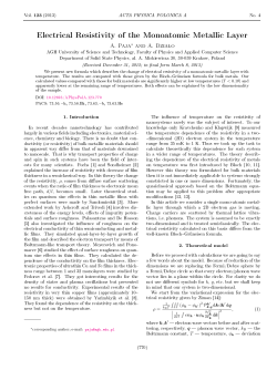 Electrical Resistivity of the Monoatomic Metallic Layer