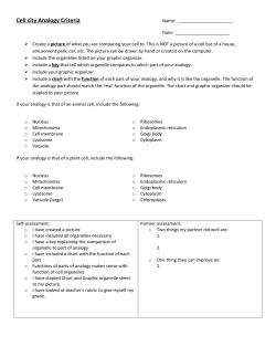 Cell city Analogy criteria complete