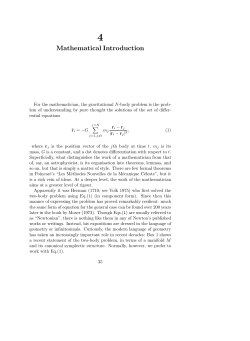 Mathematical Introduction