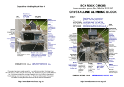 crystalline climbing block