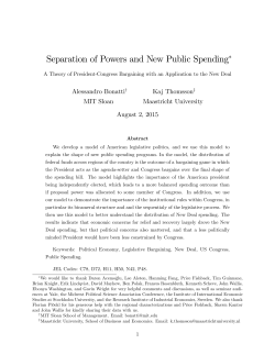 Legislative Institutions and the Geographic Distribution of Public