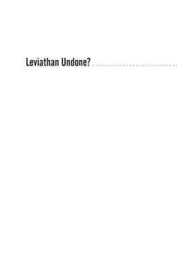 Leviathan Undone?