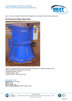 3/4 Gallon Spin Dryer