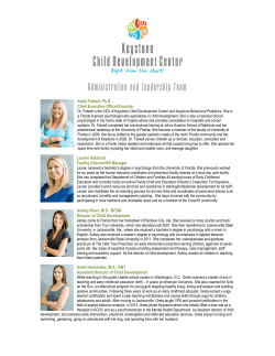 Katie Falwell, Ph.D. Chief Executive Officer/Founder Lauren