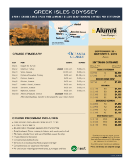 greek isles odyssey - University of Iowa Alumni Association