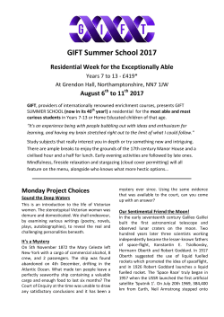 flyer - Gift Courses