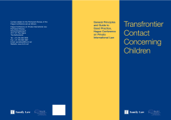 Transfrontier Contact Concerning Children