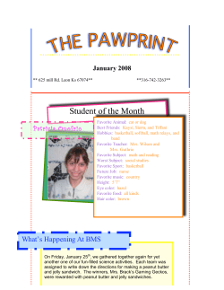 Student of the Month