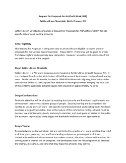 the complete form for Request for Proposals