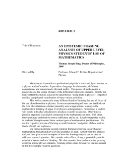 Thesis in PDF format. - UMD Physics