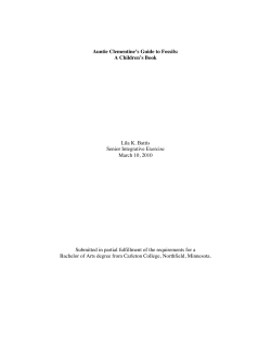 Auntie Clementine`s Guide to Fossils: A