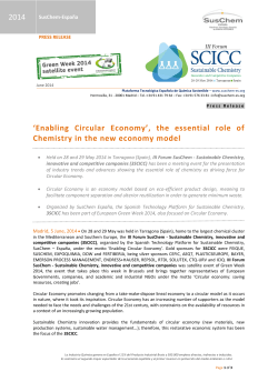 the essential role of Chemistry in the new