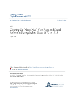 Cleaning Up "Nasty Nac": Vice, Race, and