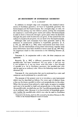 AN INSTRUMENT IN HYPERBOLIC GEOMETRY p. 290]. 298