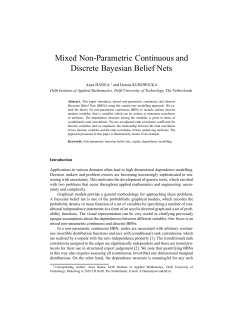 Mixed Non-Parametric Continuous and Discrete