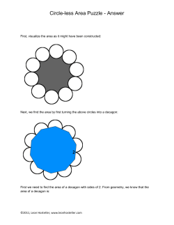 Circle-less Area Puzzle - Answer