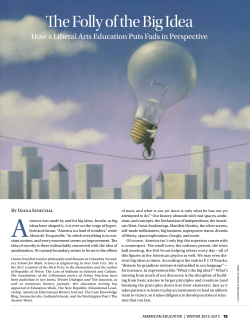 The Folly of the Big Idea - American Federation of Teachers