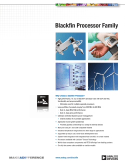 Blackfin Processor Family