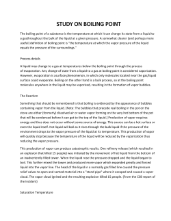 STUDY ON BOILING POINT