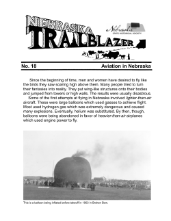 No. 18 Aviation in Nebraska - Nebraska State Historical Society