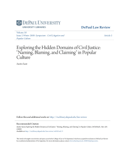 Exploring the Hidden Domains of Civil Justice