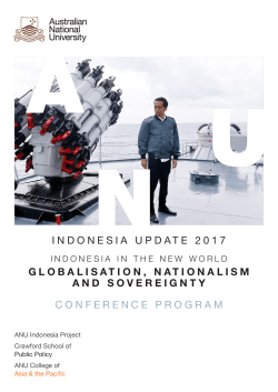 Program - Crawford School of Public Policy