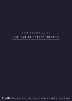 diploma of beauty therapy