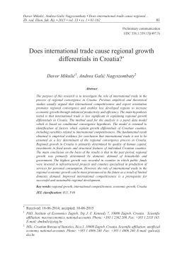 Does international trade cause regional growth differentials in