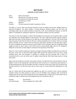 3667 KILIAN (SENIOR SILVER DANCE TEST)