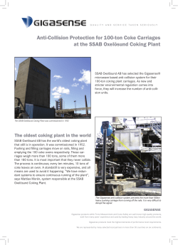 Anti-Collision Protection for 100-ton Coke Carriages