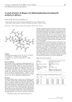 Crystal structure of diaqua-(2,4-dinitroimidazolato)strontium(II), Sr