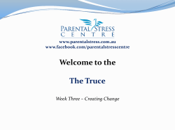 About me - Parental Stress Centre