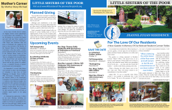 For The Love Of Our Residents Planned Giving Upcoming Events