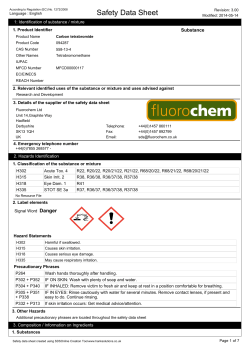 Safety Data Sheet