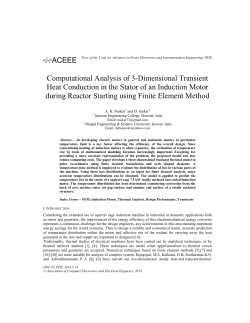 Computational Analysis of 3-Dimensional Transient Heat