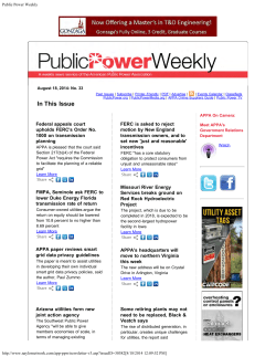 Public Power Weekly - American Public Power Association