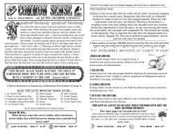 Riddle Me This... The Incredible Benefits of Lemon Water! 1