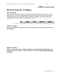 EE-UCLX Exam No. 3 - Dr. Aleksander Malinowski