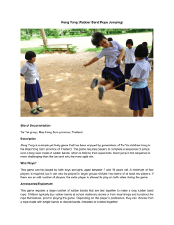 Nang Tong (Rubber-band Rope Jumping)