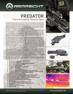 Thermal Imaging Weapon Sight
