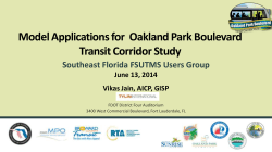 Oakland Park Boulevard from Sawgrass Expressway to SR A1A