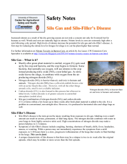 Silo Gas - For Your Information