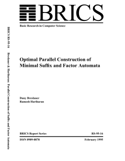 Optimal Parallel Construction of the Smallest Automaton