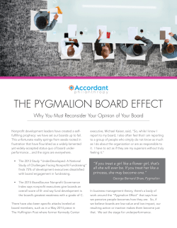 the pygmalion board effect