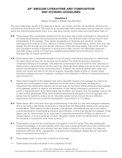 AP 07 English Lit - AP Central