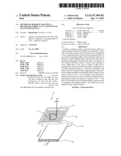 Method of durably grafting a decorated fabric to a cloth such as