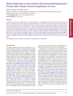 Natural Selection on Gene Order in the Genome Reorganization