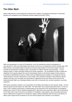 The Hitler Myth
