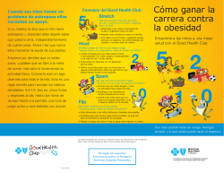 Good Health Outrun Obesity brochure (Spanish)